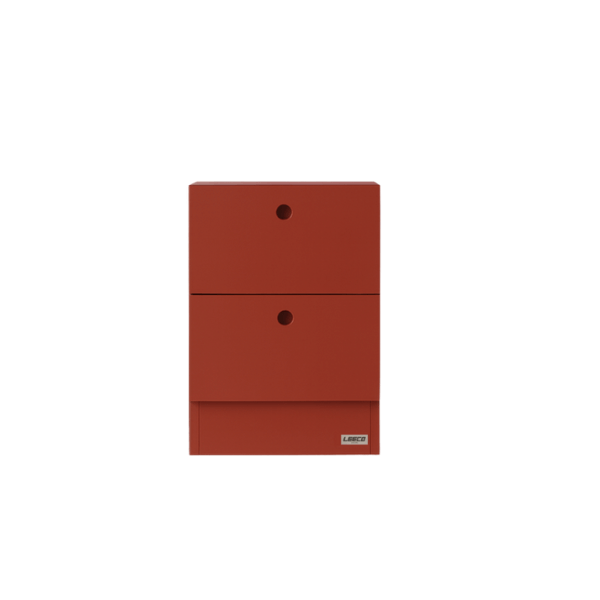 ตู้ลิ้นชัก 2 ลิ้นชัก LEECO LC03-A TERRACOTTA RED